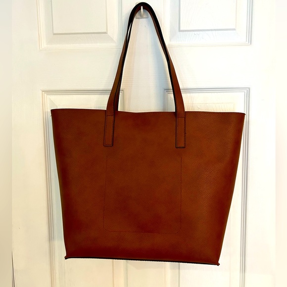 NWOT Large Brown Tote/Laptop Bag - Picture 4 of 7
